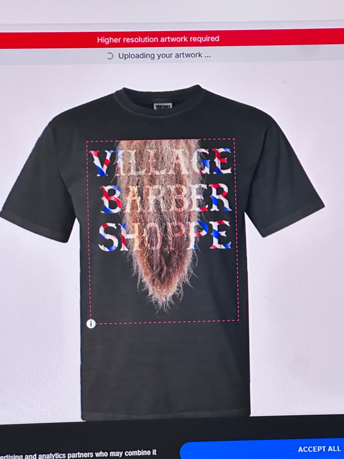 Real Beard Tee — Village Barber Shoppe